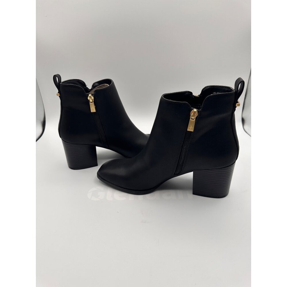 Kenneth Cole Reaction Size 8.5M  Ankle Boots Side Zipper Faux Leather - Picture 8 of 10